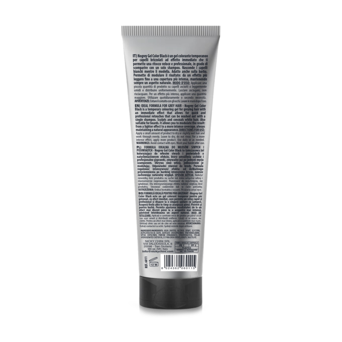 Gel NOGREY Color Black pentru păr grizonat și barbă, 150 ml [2]