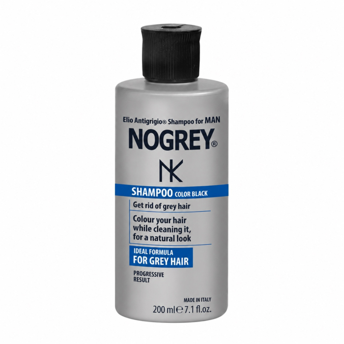 Set NOGREY pentru păr cărunt – Loțiune cu Keratină 200 ml + Șampon Color Black 200 ml [2]