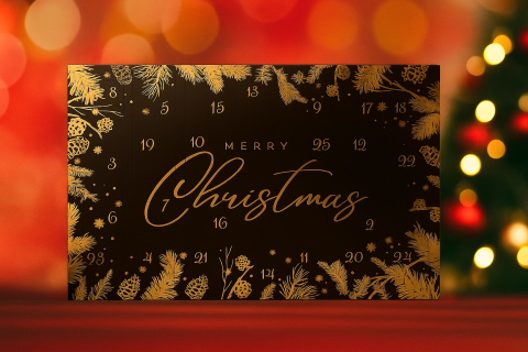 Craciun - Calendar Advent Handmade 25 Zile cu Lumânări Parfumate din Ceară de Soia Naturală – Cadou de Crăciun