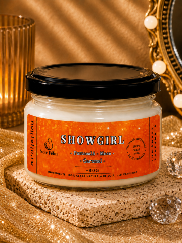 Ediții Limitate - lumanare-parfumata-soia-showgirl-portocală-mosc-caramel-ceara-naturala-handmade