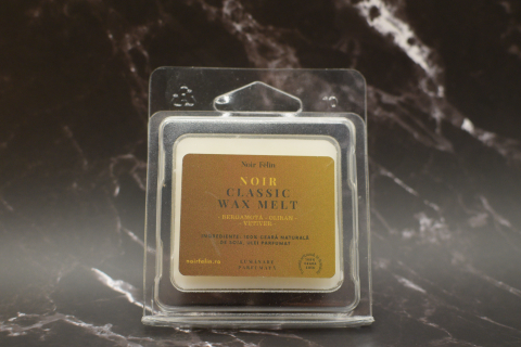 Wax Melt soia Noir Classic - Bergamota, Oliban, Vetiver, ceara naturala, handmade [1]