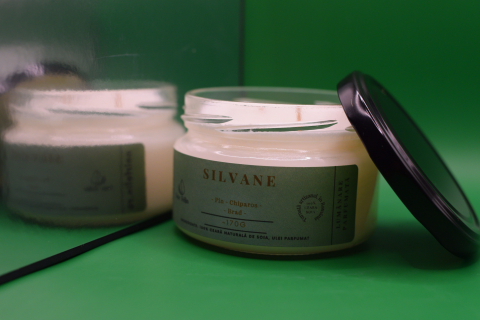 Lumanare parfumata soia Silvane - Pin, Chiparos, Brad, ceara naturala, handmade [1]