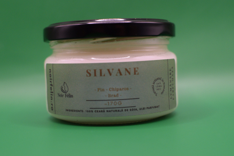 Lumanare parfumata soia Silvane - Pin, Chiparos, Brad, ceara naturala, handmade [2]