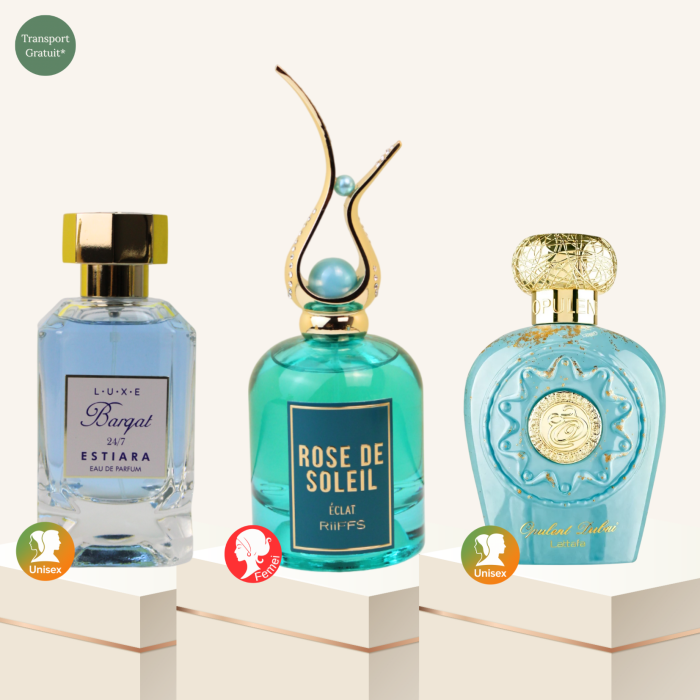 Pachet 3 parfumuri arabesti Dar Al Hae Opulent Dubai Rose de Soleil [1]