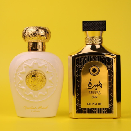 Seturi Parfumuri - Pachet 2 parfumuri arabesti florale Opulent Musk Meera Gold