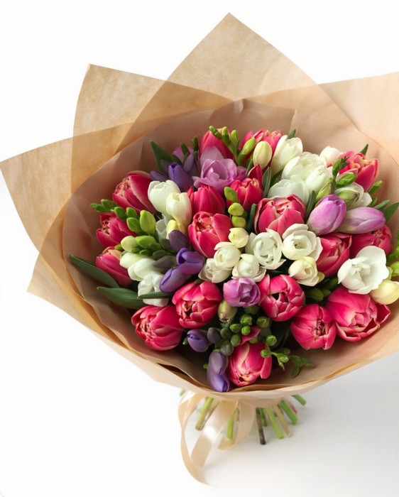 Buchet lalele frezii colorat [1]