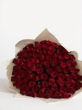 Buchete de 101 trandafiri - Buchet 101 trandafiri roșii