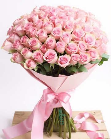 Buchete de 51 de trandafiri - Buchet 51 trandafiri roz