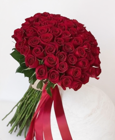 Buchete de 51 de trandafiri - Buchet 51 trandafiri roșii