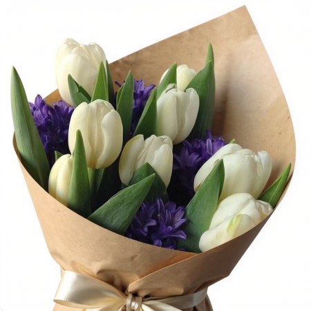 Buchete mix de primăvară - Spring Duo Lalele Zambile