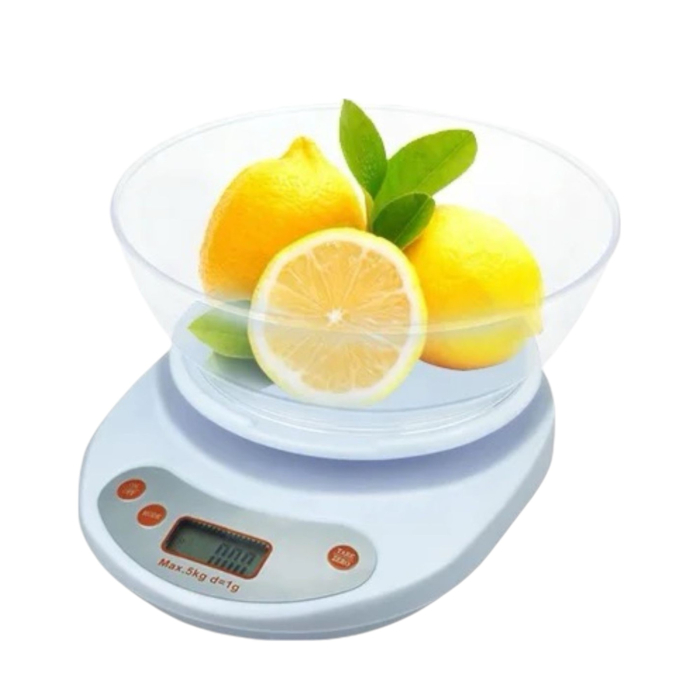 Cantar pentru bucatarie, bol inclus, greutate maxima 5 Kg, display LCD, inchidere automata [2]