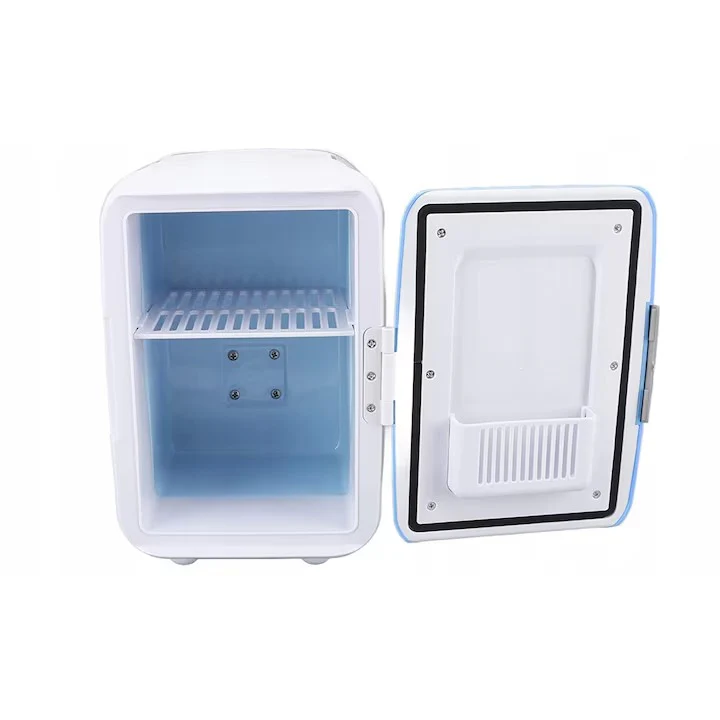 Frigider auto portabil 2 în 1, 12V, 4L, cu funcție de răcire și încălzire, ușor și compact – Alb/Albastru, ideal pentru mașină și camping [2]