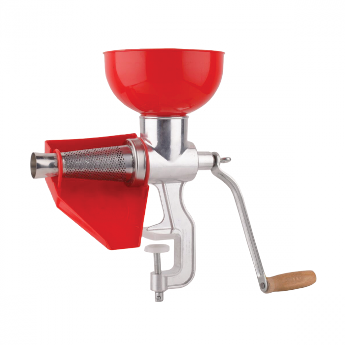 Masina de tocat rosii Micul Fermier din aluminiu, cu sita [4]