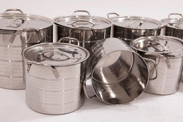 Set 8 oale otel inoxidabil cu capace 4L, 5L, 5.5L, 7L, 8.5L, 10L, 11L, 13L [3]