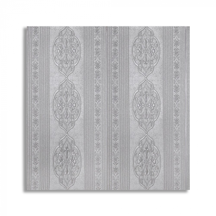 Tapet 3D Autoadeziv, design modern, rezistent la umezeala, usor de curatat, 70x70cm,D4731, Argintiu [2]