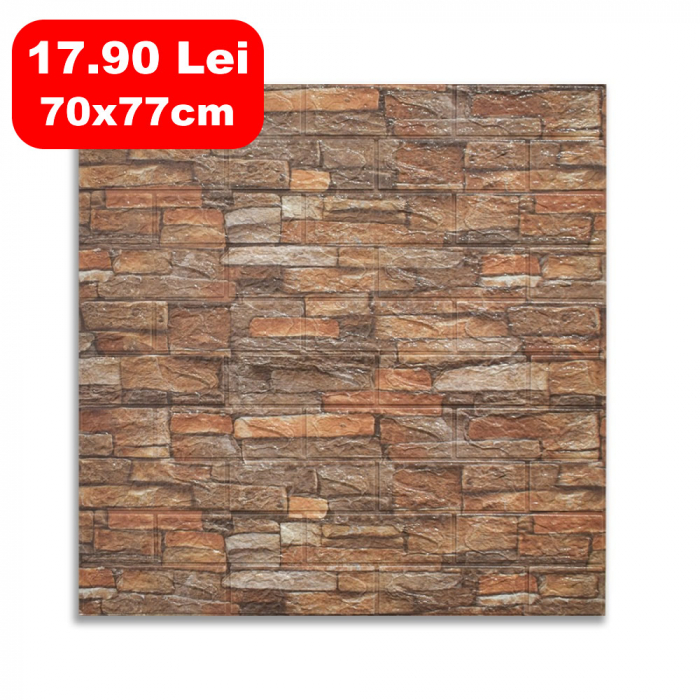 Tapet 3D autoadeziv, design modern, usor de curatat, 70x77cm,D3572 [1]