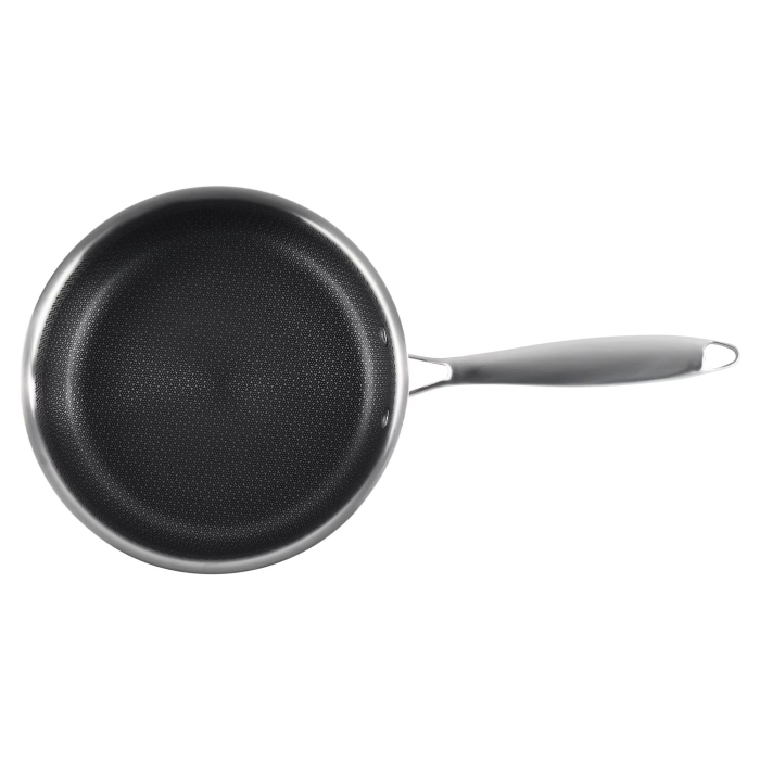 Tigaie din inox cu 3 straturi Grunberg, invelis anti-aderent honeycomb, Dimensiuni 24 X 5 cm, Capacitate 1.6 L, Grosime 2.2 mm, GR9824 [2]