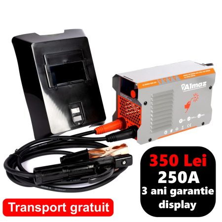 Invertoare sudura - Aparat sudura Almaz, MMA, intensitate maxima 250A, afisaj digital