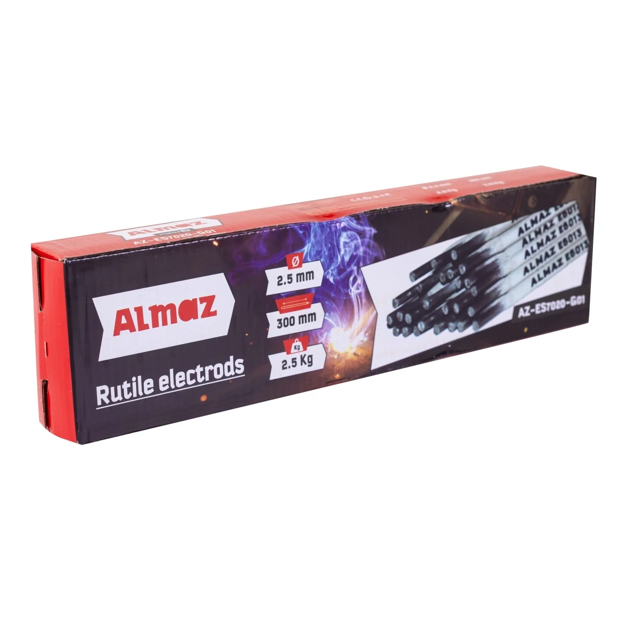Invertoare sudura - Electrozi Almaz 2.5Kg, 2.5x300mm, Rutilici