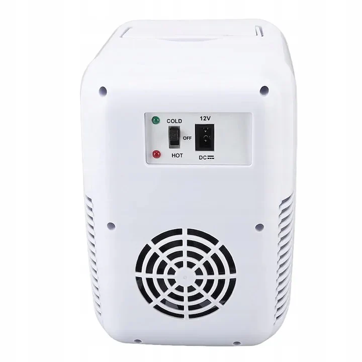 Frigider auto portabil 2 în 1, 12V, 4L, cu funcție de răcire și încălzire, ușor și compact – Alb/Albastru, ideal pentru mașină și camping [2]