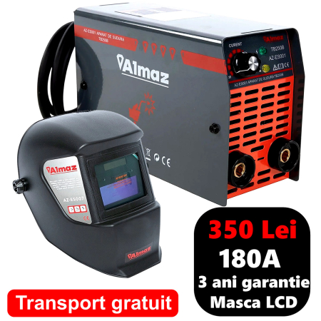 Invertoare sudura - Pachet aparat+masca sudura Almaz, MMA 180A