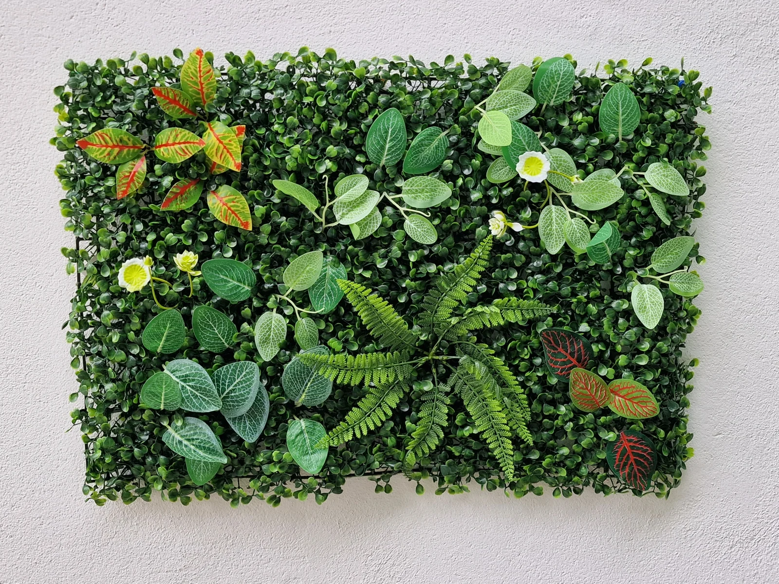 Panou verde multifloral artificial 40cm x 60cm [1]