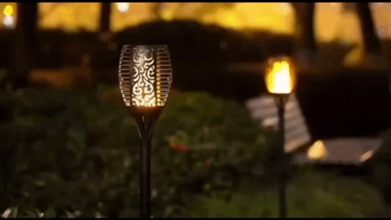Set 10 bucati lampa solara tip torta, 50cm [1]