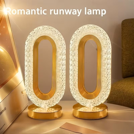 Set 2 x Lampa Diamond, Touch, USB, 3 moduri iluminare [1]
