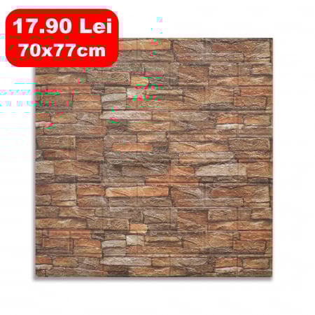 Tapet autoadeziv - Tapet 3D autoadeziv, design modern, usor de curatat, 70x77cm,D3572