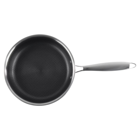 Tigaie din inox cu 3 straturi Grunberg, invelis anti-aderent honeycomb, Dimensiuni 28 X 5.5 cm, Capacitate 2.5 L, Grosime 2.2 mm, GR9828 [1]