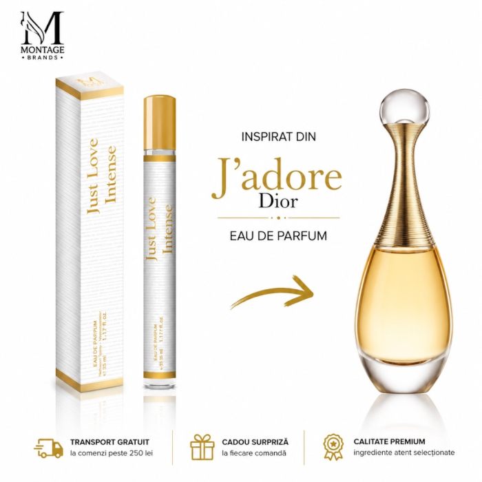 Just Love Intense – Parfum Inspirat din J’adore Eau de Parfum | Montage Brands 35 ml [2]