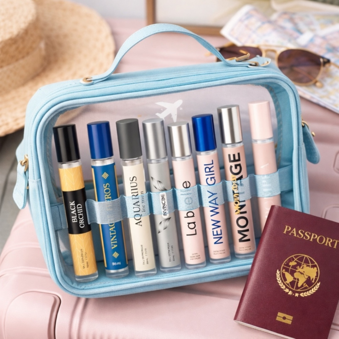 Set 8 Parfumuri Travel 35 ml – Colecție Femei & Bărbați (4+4) | Inspirate din Branduri Celebre | Ideal pentru Voiaj, Vacanțe și Geantă – Montage Brands [3]