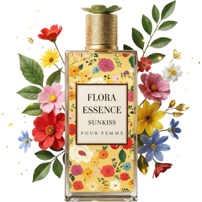 Parfum Femei Flora Essence Sunkiss 100 ml – Floral Exotic Seducător Inspirat din Gucci Gorgeous Orchid [3]