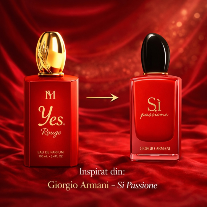 Parfum Yes Rouge – Inspirat din Si Passione de la Giorgio Armani | Apă de Parfum 100 ml | Pentru Femei – Montage Brands [2]
