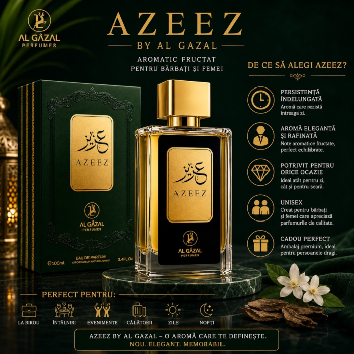Azeez by Al Gazal – Apă de Parfum 100 ml Unisex [3]