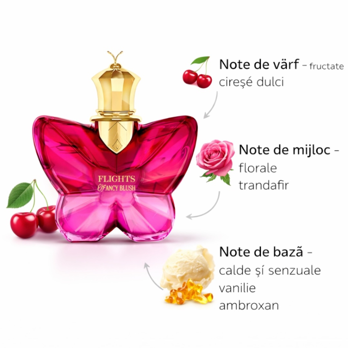 Parfum femei floral dulce și persistent Flights of Fancy Blush Eau de Parfum 100 ml – inspirat din Aqua Allegoria Flora Bloom de la Guerlain – Montage Brands [3]