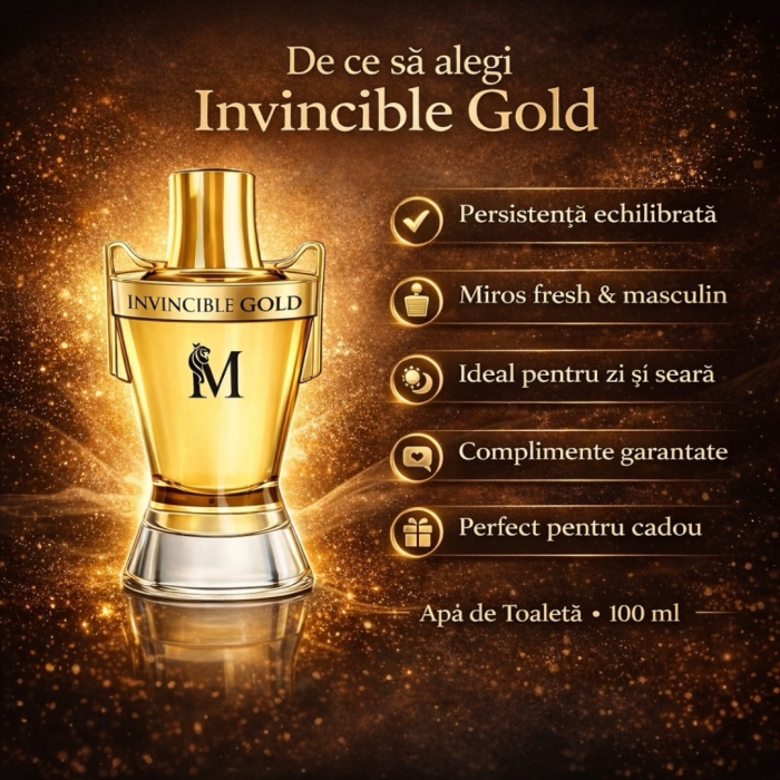 Parfum Invincible Gold – inspirat din Invictus Gold de la Paco Rabanne | 100 ml | Pentru bărbați | Montage Brands [4]