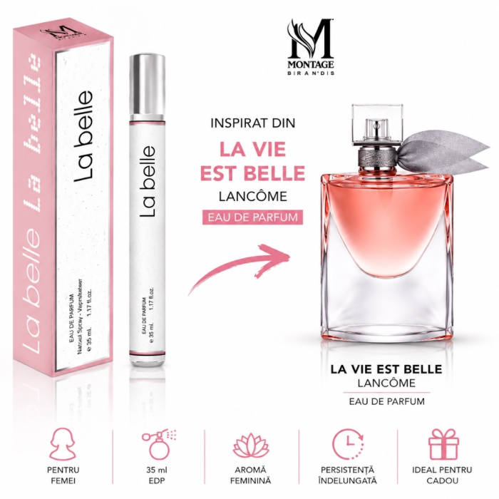 La Belle – Parfum Inspirat din La Vie Est Belle Eau de Parfum | Montage Brands 35 ml [2]