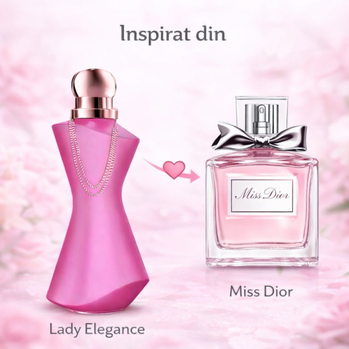 Parfum femei Lady Elegance Eau de Parfum 100 ml – parfum floral dulce persistent inspirat din Miss Dior Chérie de la Christian Dior – Montage Brands [4]