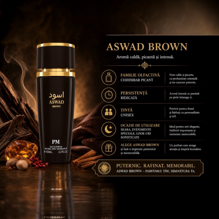 Parfum Aswad Brown Perfume Mania – Apă de Parfum 100 ml Unisex [4]