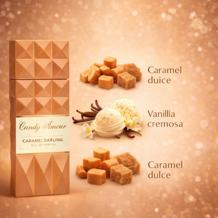 Parfum dulce femei Candy Amour Caramel Darling Eau de Parfum 100 ml – caramel și vanilie cremoasă, inspirat din Sweet Tooth Caramel Dream [2]