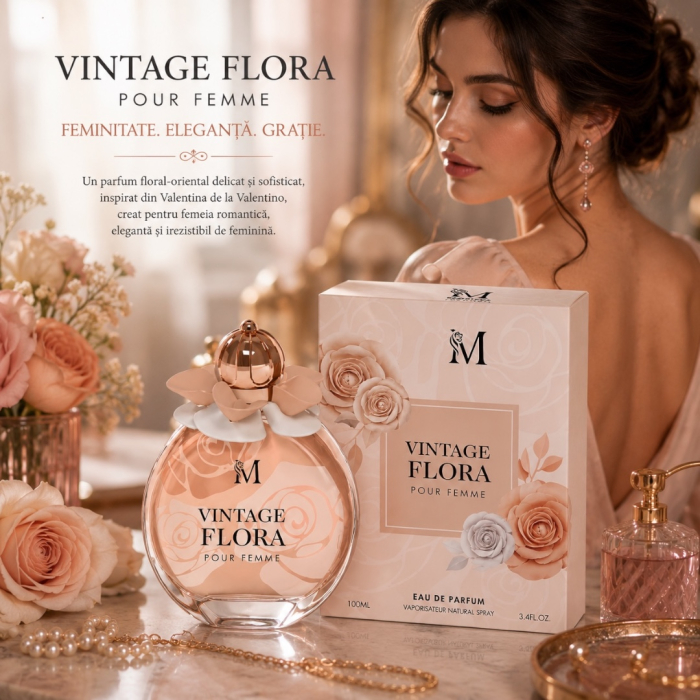 Vintage Flora – Inspirat din Valentina de la Valentino | 100 ml | Pentru femei – Montage Brands [3]