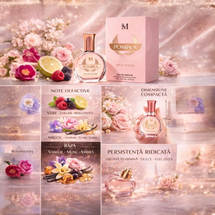 Pompea Pour Femme 15 ml – Apă de Parfum pentru Femei | Inspirat din Olympea Paco Rabanne [3]