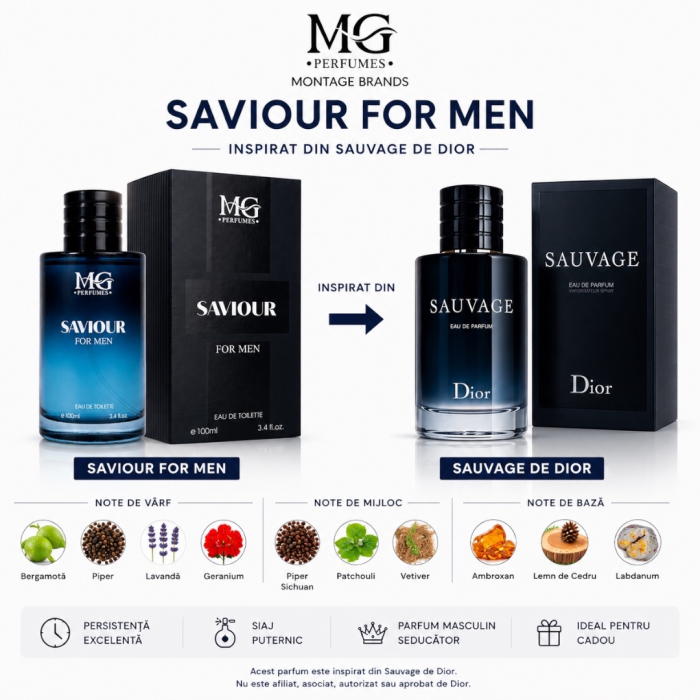 Saviour 100ml - EDT, barbati [2]