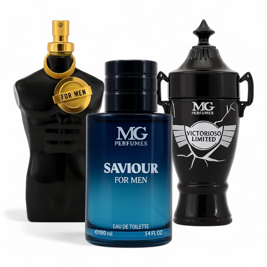 Set 3 Parfumuri Bărbați – G for Men, Saviour, Victorioso – 100ml [1]