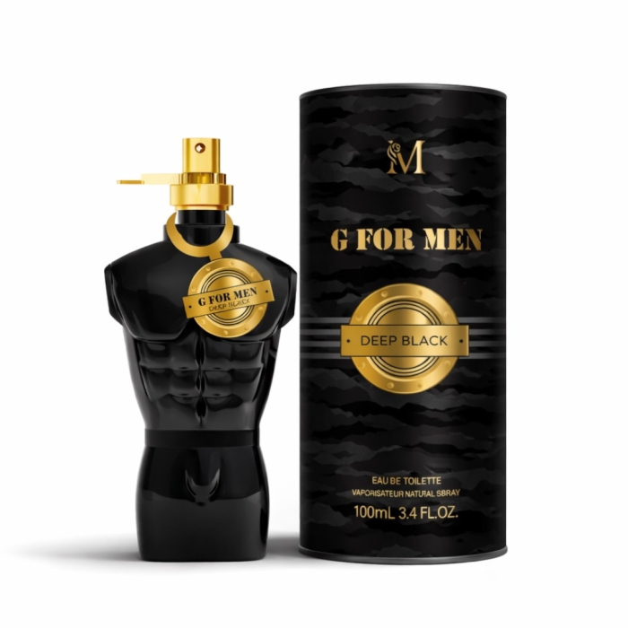 Set Parfumuri Cadou 4x100 ml pentru Femei și Bărbați – Inspirate din Black Opium, Trésor Midnight Rose, Tobacco Vanille și Le Male – Montage Brands [6]