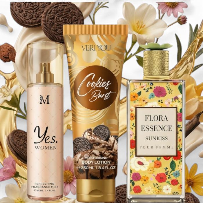 Set Cadou Femei Dulce Seducător – Parfum 100 ml + Body Mist + Lotiune | Inspirat din Armani & Gucci [2]