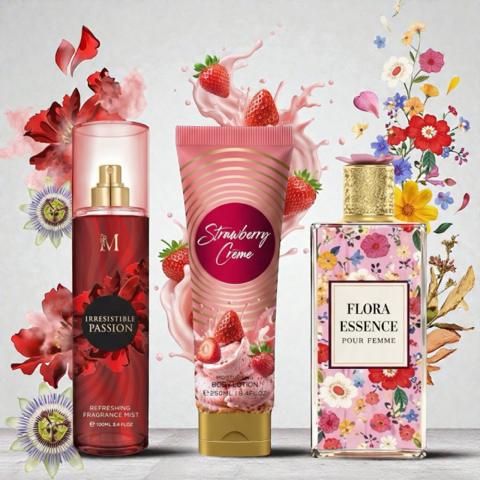 Set Cadou Femei Irezistibil – Parfum 100 ml + Body Mist + Lotiune | Inspirat din Dior & Gucci [2]