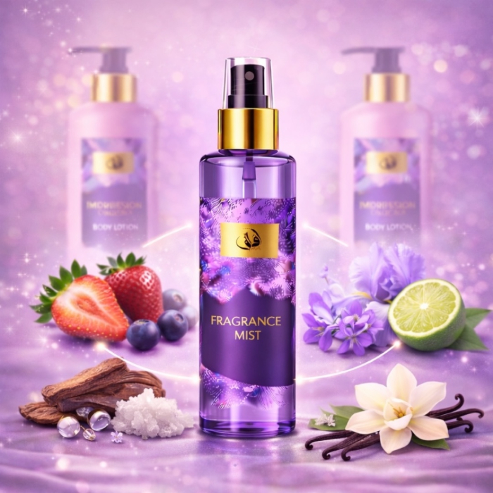 Set Cadou Femei cu Parfum și Loțiune de Corp – Impression Collection | Shower Gel 250 ml, Fragrance Mist 225 ml, Body Lotion 250 ml [3]