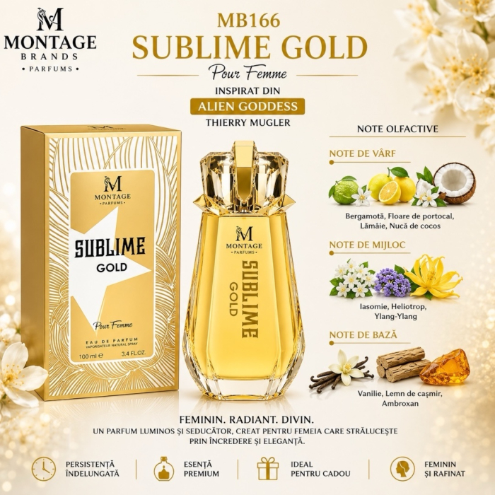 Sublime Gold – Inspirat din Alien Goddess | 100 ml | Pentru femei – Montage Brands [2]